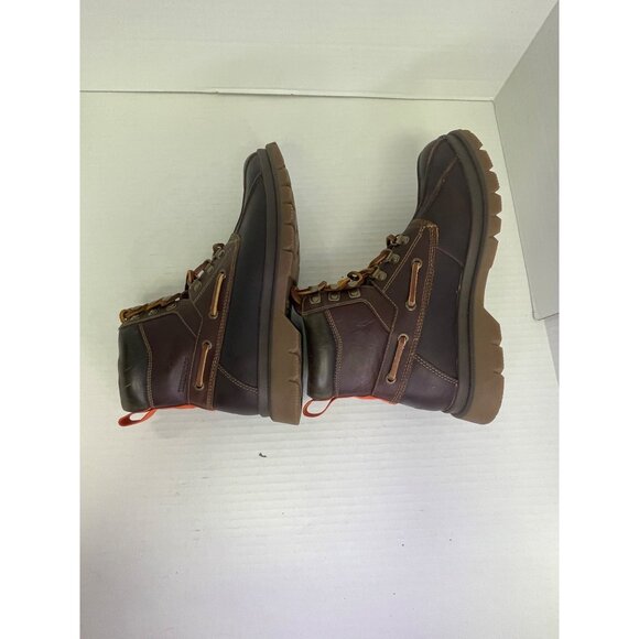 Sperry Men\'s size 7.5 Watertown Duck Rain Boot brown pre-owned